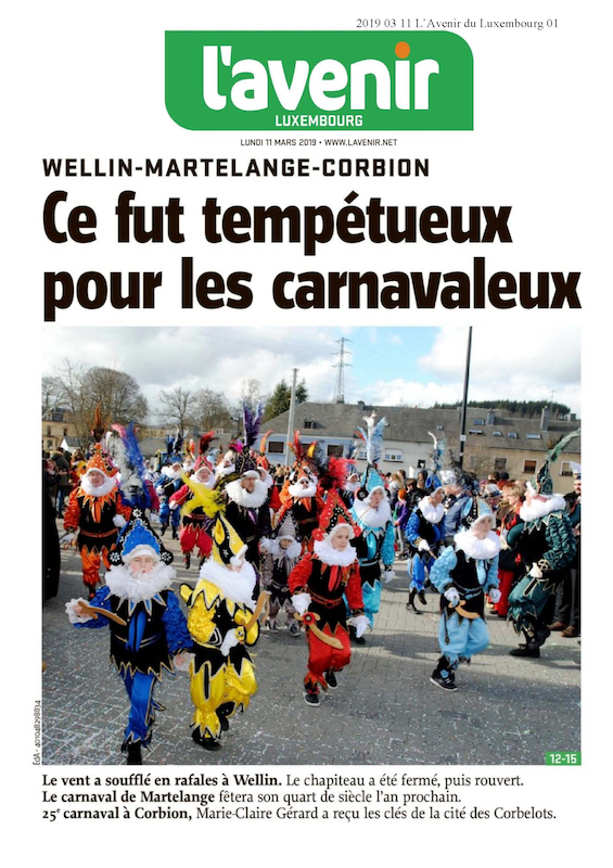 Carnaval de Martelange, Revue de presse de Jean-Michel 1er