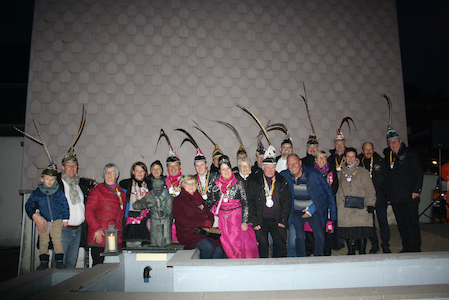 Carnaval de Martelange, Evenements en photos I Habillage du Fendeur et Grand Feu 08-03-2019