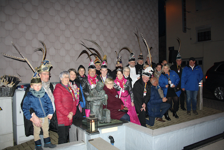 Carnaval de Martelange, Evenements en photos I Habillage du Fendeur et Grand Feu 08-03-2019