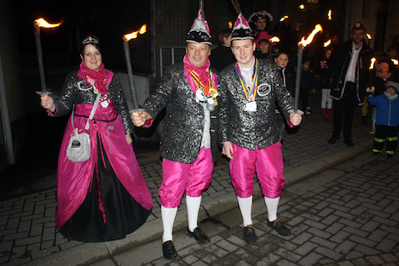 Carnaval de Martelange, Evenements en photos I Habillage du Fendeur et Grand Feu 08-03-2019