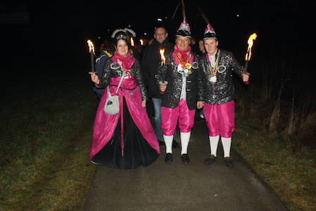 Carnaval de Martelange, Evenements en photos I Habillage du Fendeur et Grand Feu 08-03-2019