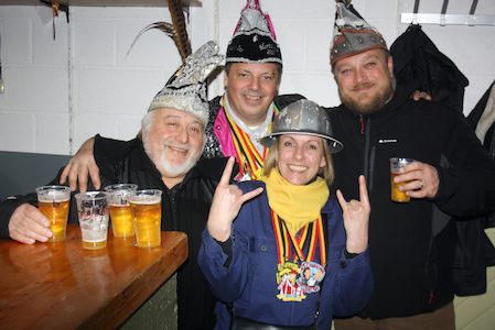 Carnaval de Martelange, Evenements en photos I Habillage du Fendeur et Grand Feu 08-03-2019