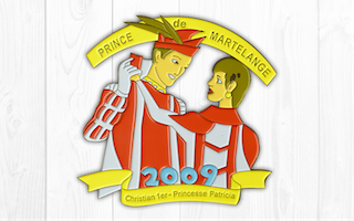 Carnaval de Martelange, Pin's de 2009 (Christian 1er)