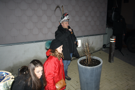 Carnaval de Martelange - Habillage du fendeur et Grand Feu (03-03-2017) 