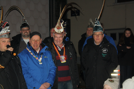 Carnaval de Martelange - Habillage du fendeur et Grand Feu (03-03-2017) 