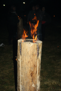 Carnaval de Martelange - Habillage du fendeur et Grand Feu (03-03-2017) 
