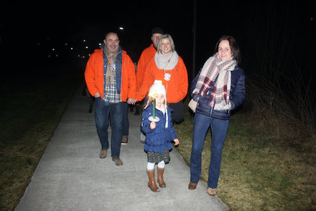 Carnaval de Martelange - Habillage du fendeur et Grand Feu (03-03-2017) 