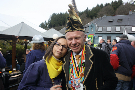 Carnaval de Martelange - Les Mineurs et la Fanfare à la Rombach (04-03-2017) 