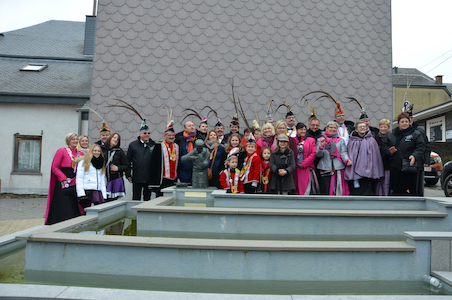 Carnaval de Martelange - Extinction de la bougie 