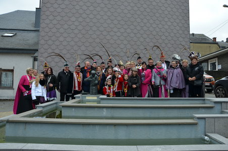 Carnaval de Martelange - Extinction de la bougie 