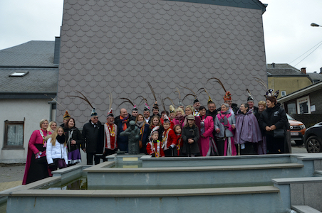 Carnaval de Martelange - Extinction de la bougie 