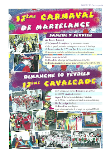 Carnaval de Martelange, Revue de presse de Joël II †