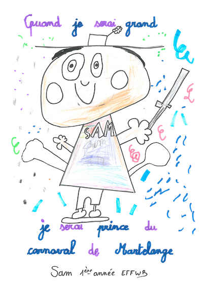 Carnaval de Martelange, Evenements en photos I Tirage au sort du concours de dessins 2021