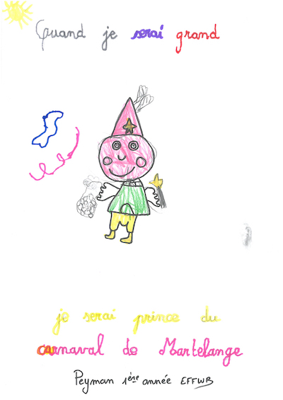 Carnaval de Martelange, Evenements en photos I Tirage au sort du concours de dessins 2021